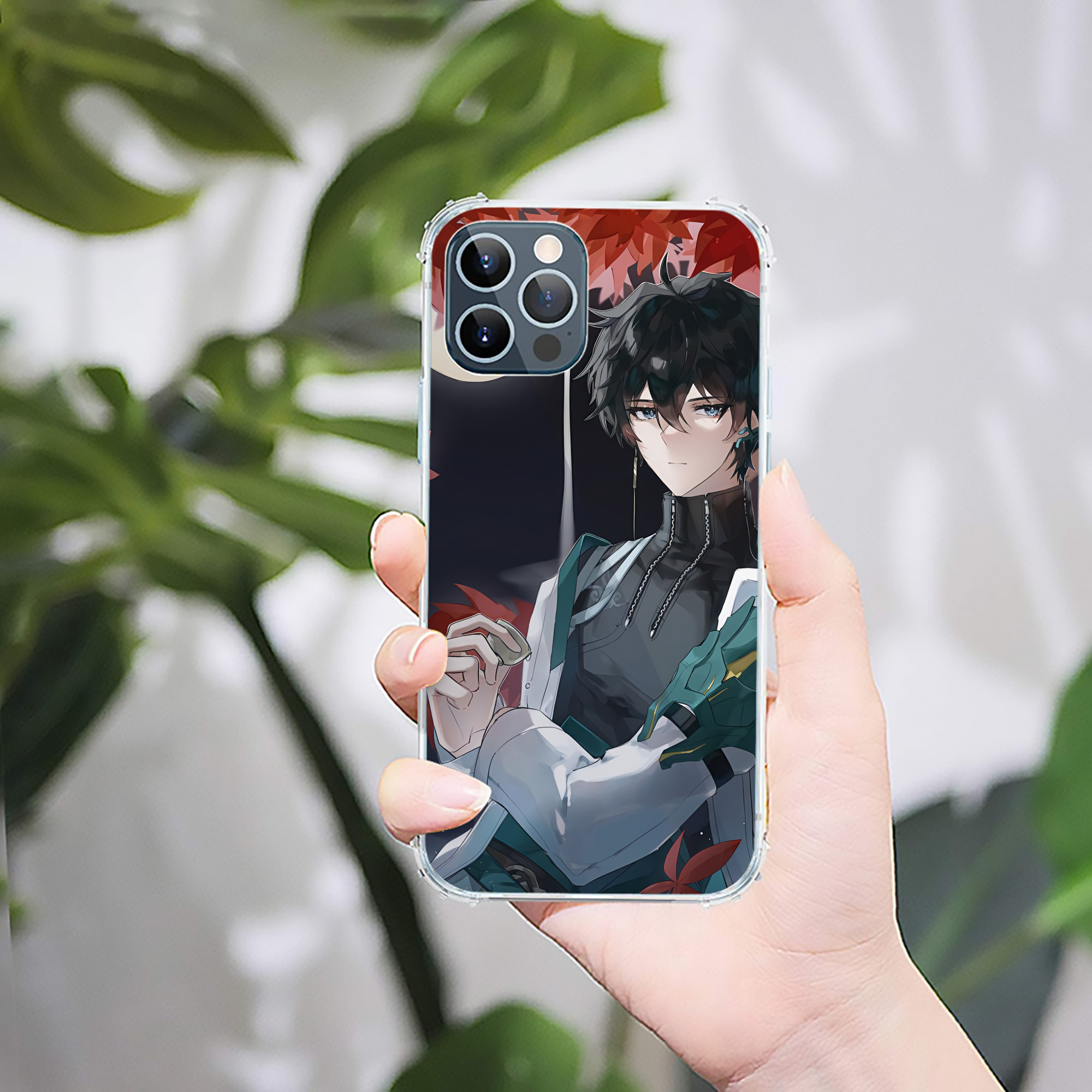 （画像用） 刀剣乱舞 Touken Ranbu 【iPhone 12シリーズ対応】透明スマホケース（クリアソフトケース）